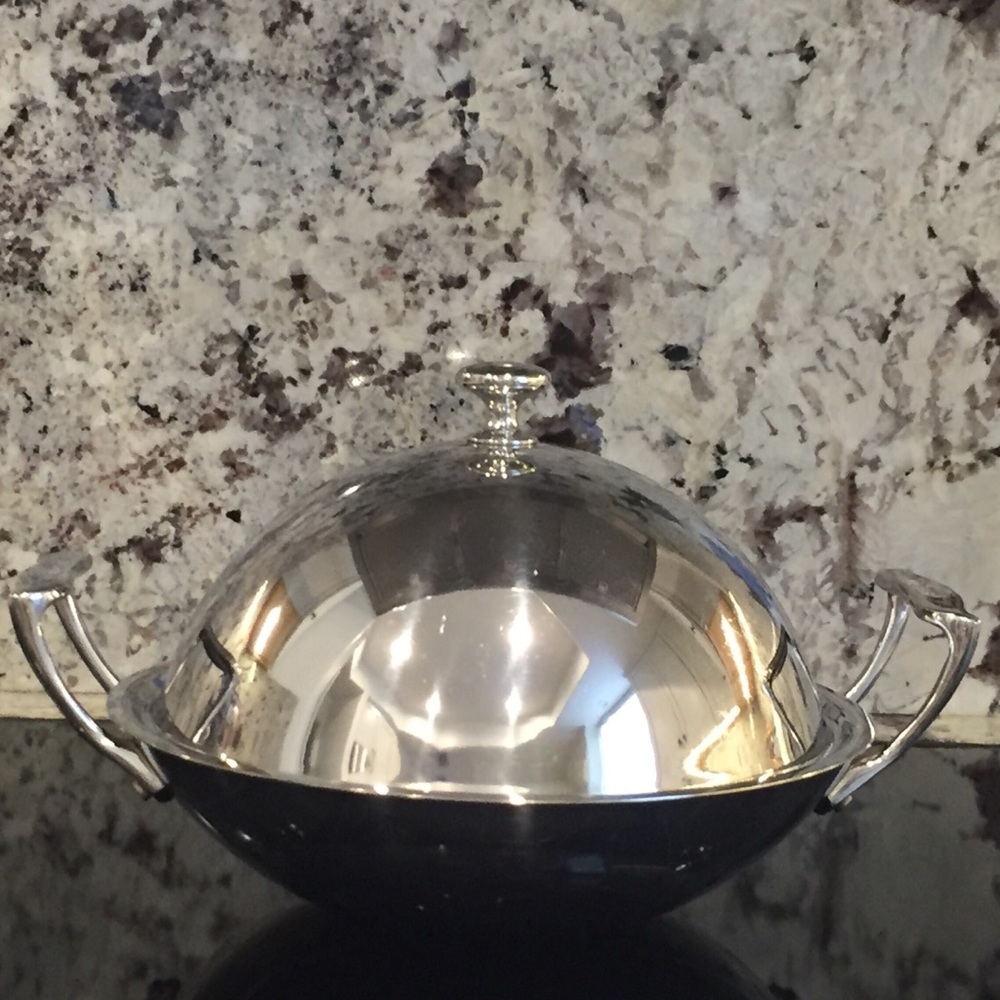 All-Clad Original Stainless 10” Wok with Domed Lid